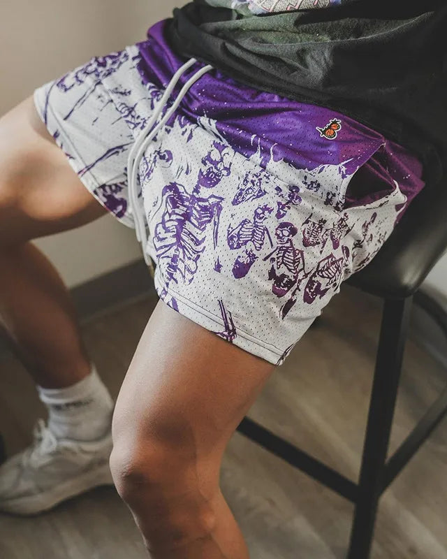 DAMNED CULT REBEL SKULL SHORTS - Damned Cult