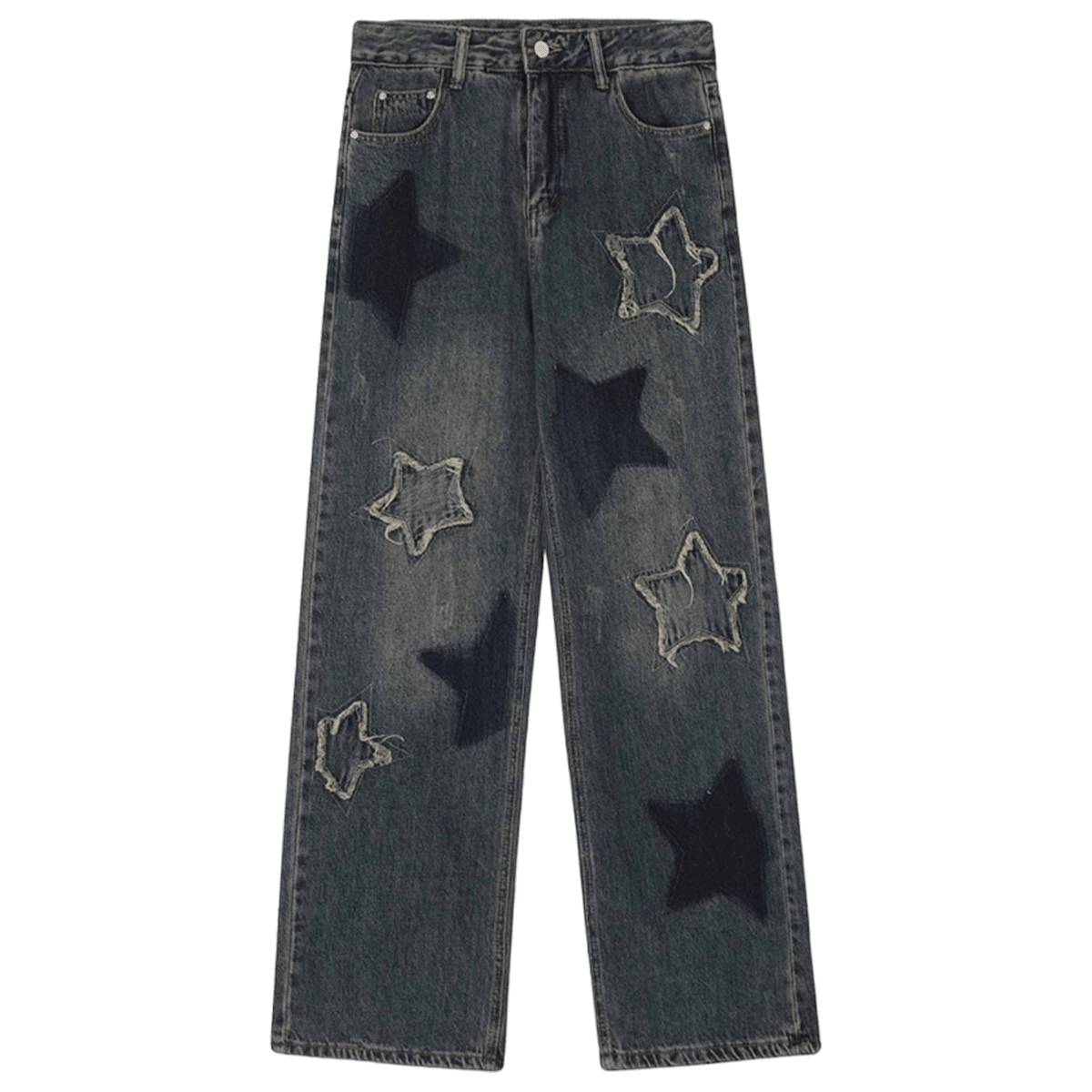 DAMNED CULT PENTAGRAM STAR JEANS - Damned Cult