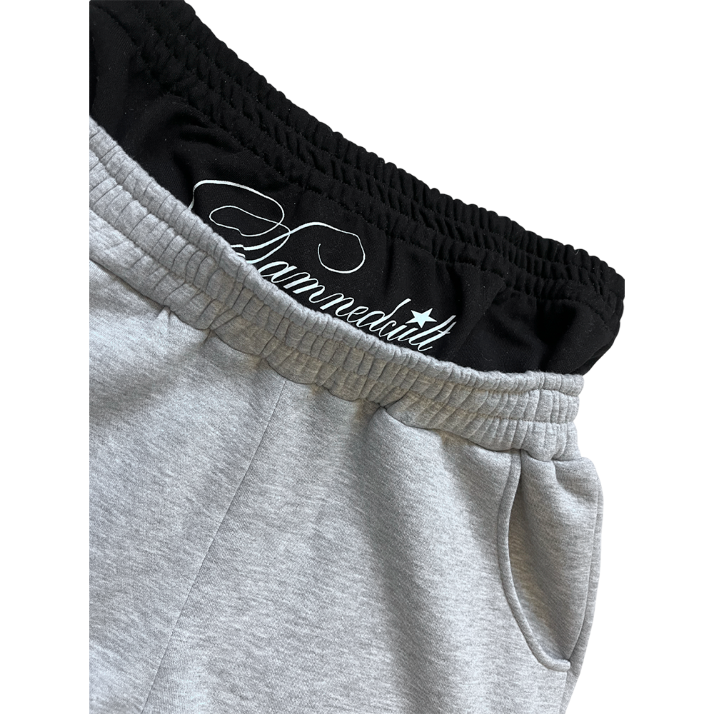 BADCULT DOUBLE WAIST SWEATPANTS