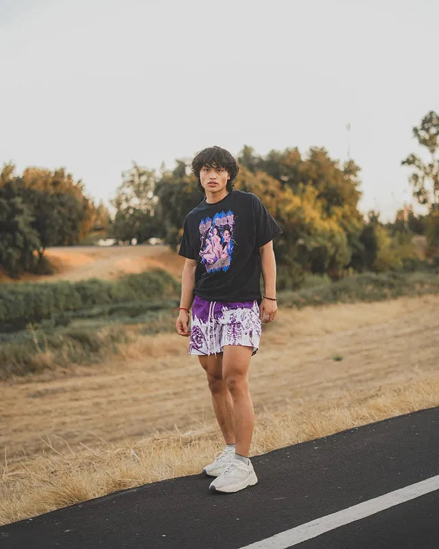 DAMNED CULT REBEL SKULL SHORTS - Damned Cult