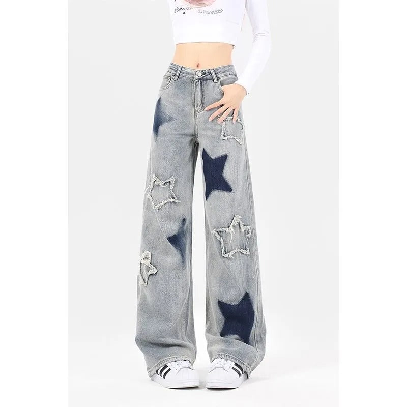 DAMNED CULT PENTAGRAM STAR JEANS - Damned Cult