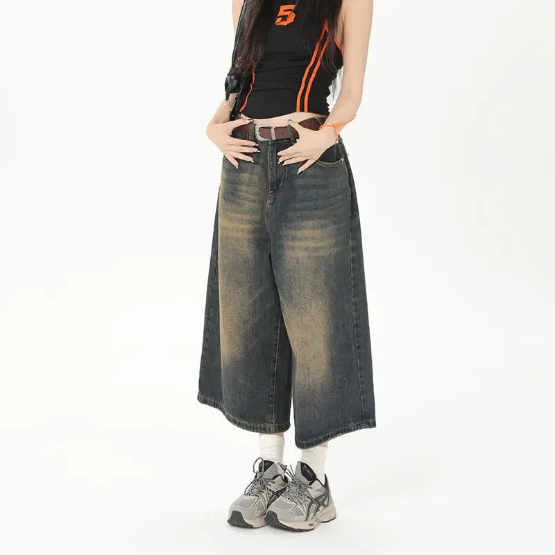 DAMNED CULT VINTAGE DENIM JORT - Damned Cult
