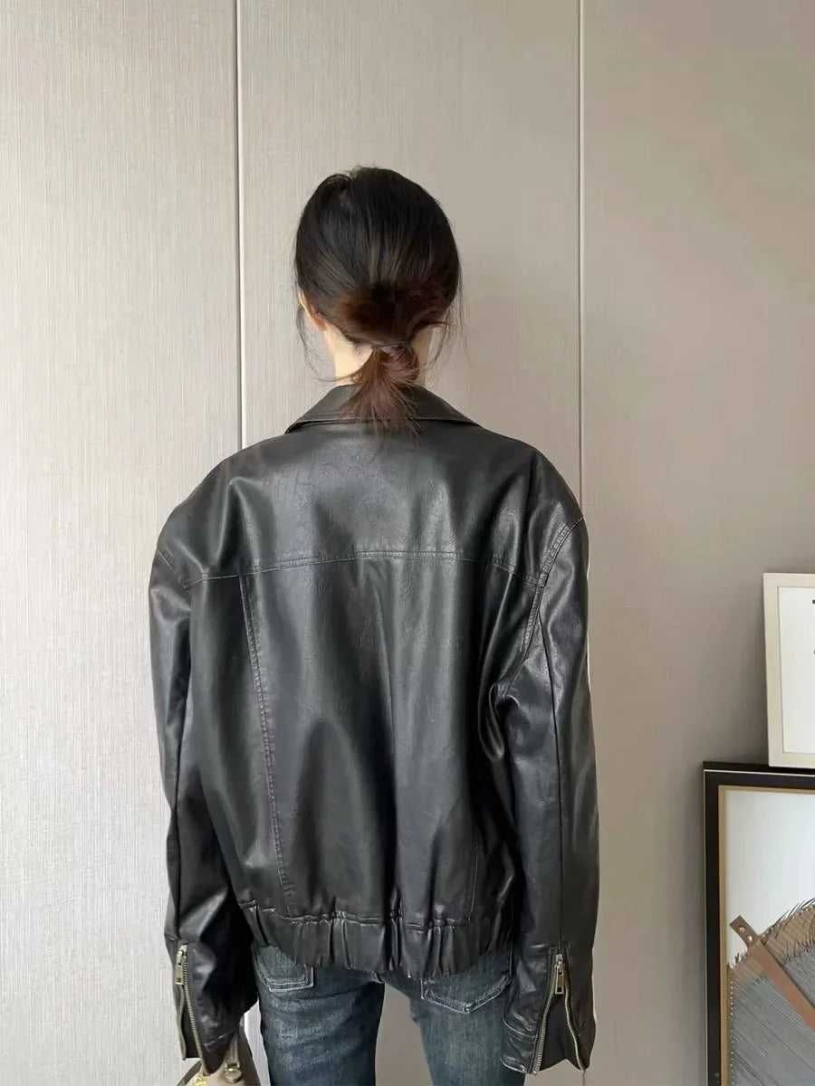 DAMNED CULT RIBBON LEATHER JACKET - Damned Cult