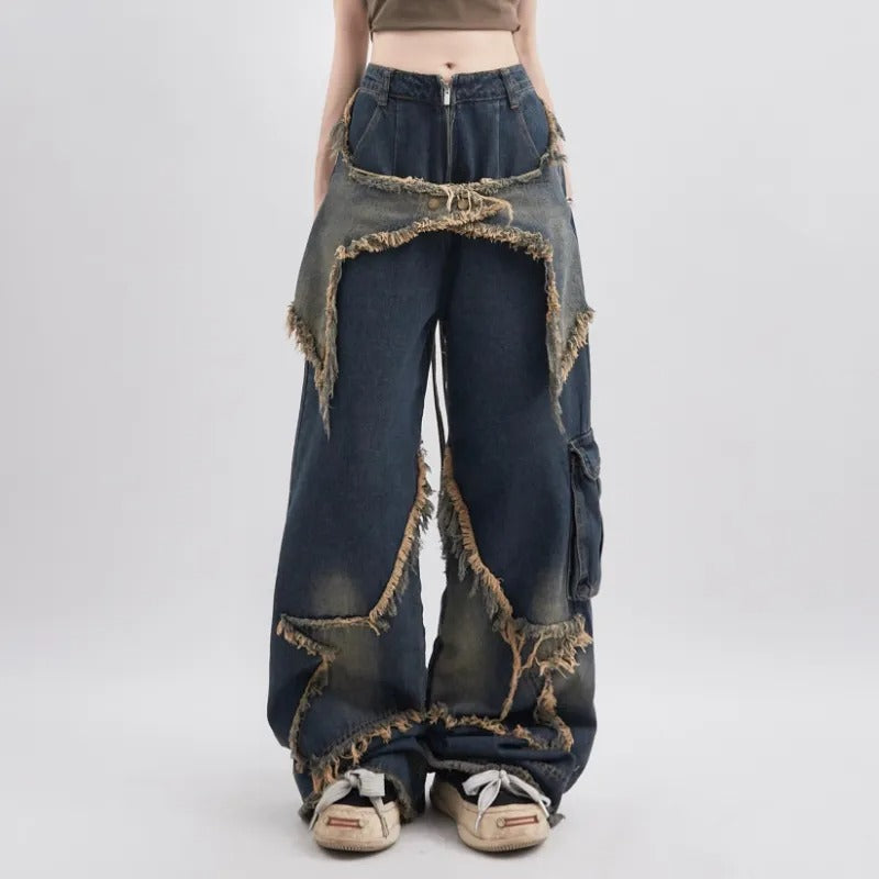 DAMNED CULT STAR PATCH PANT - Damned Cult