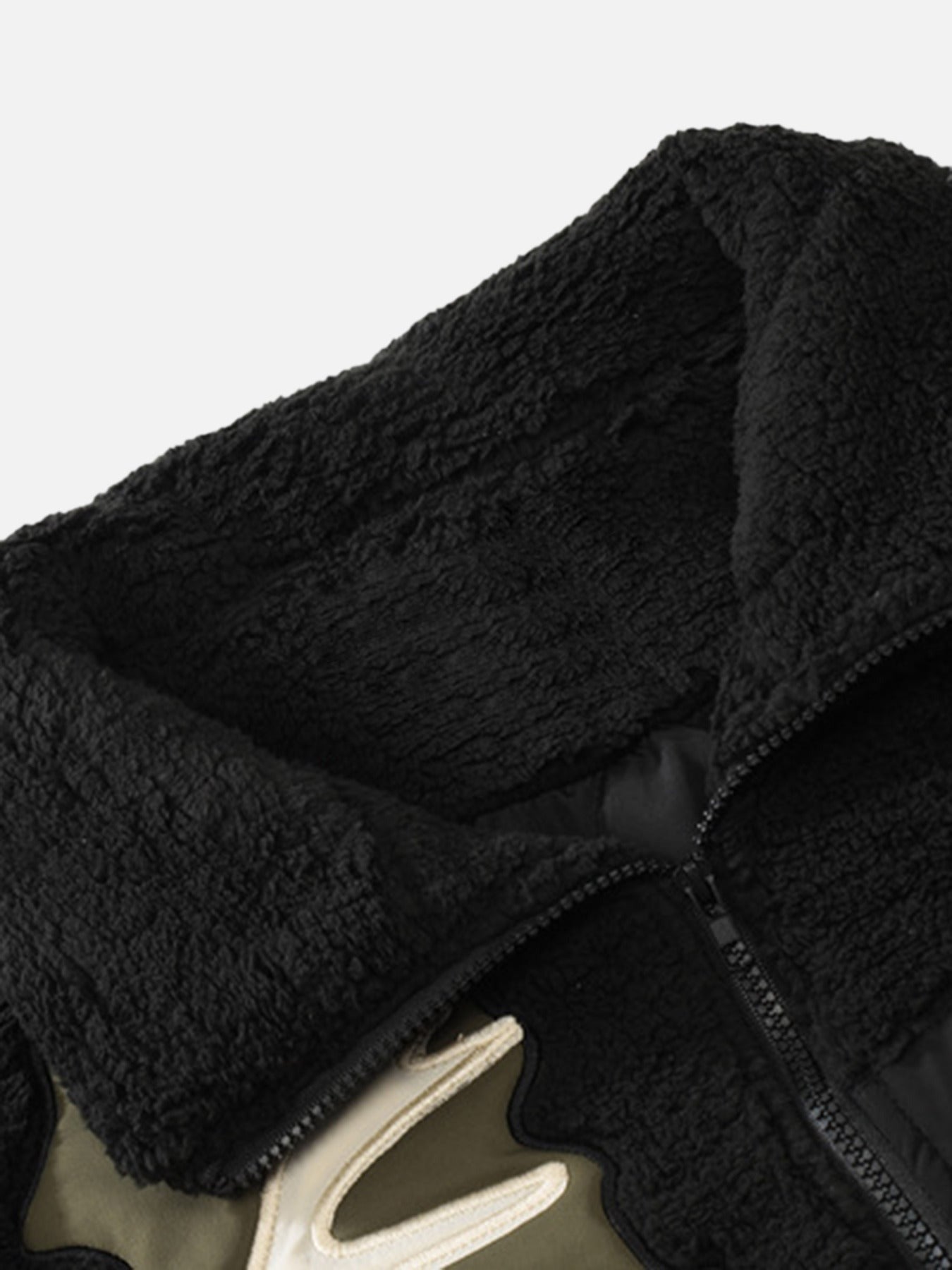 DAMNED CULT BONE SHERPA JACKET - Damned Cult