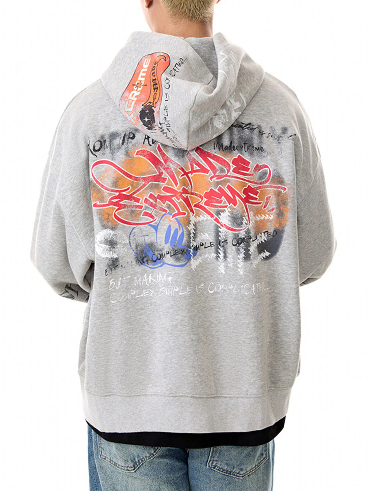 DAMNED CULT GRAFFITI CARDIGAN JACKET - Damned Cult