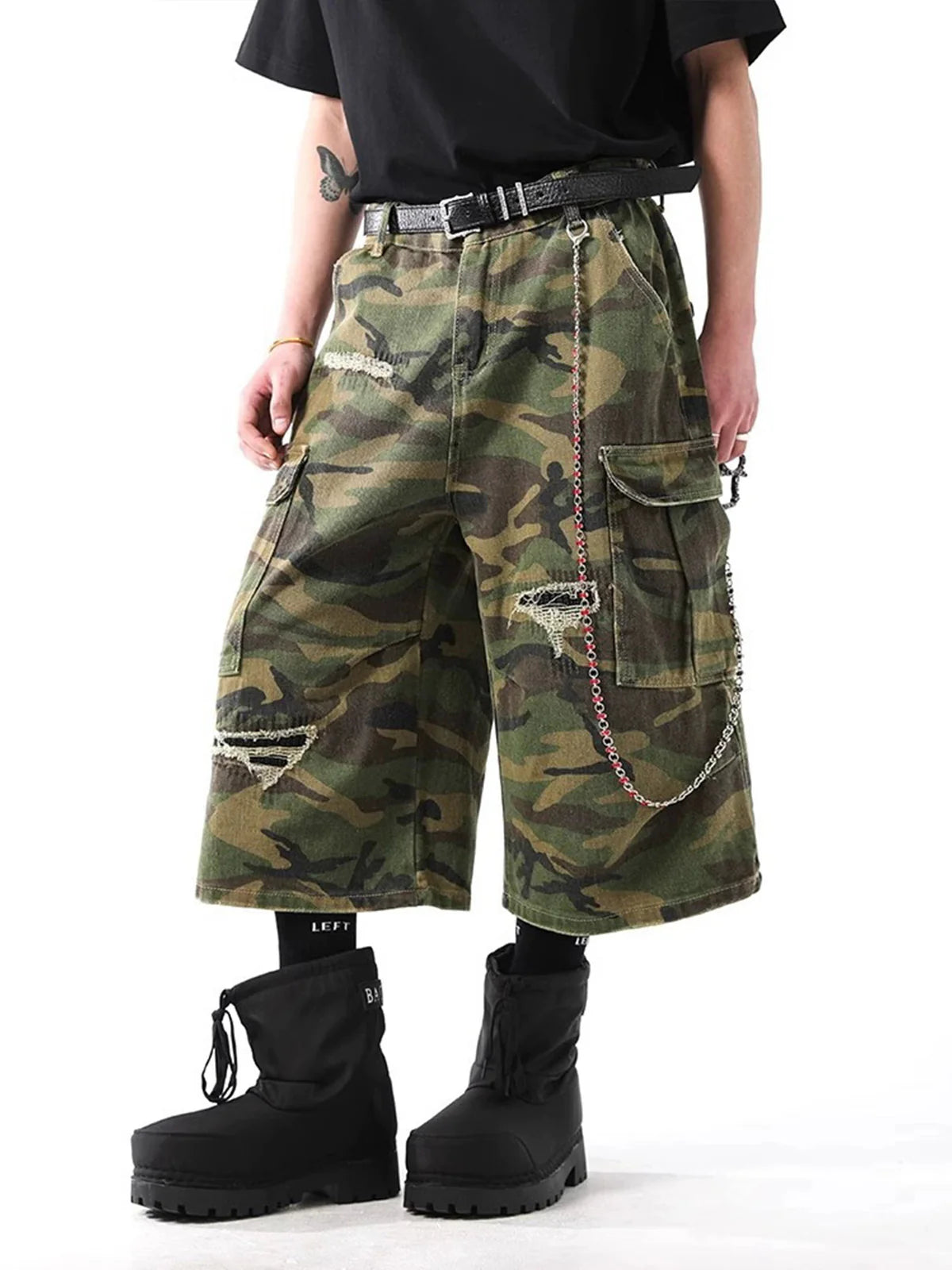 DAMNED CULT CAMOUFLAGE JORTS - Damned Cult