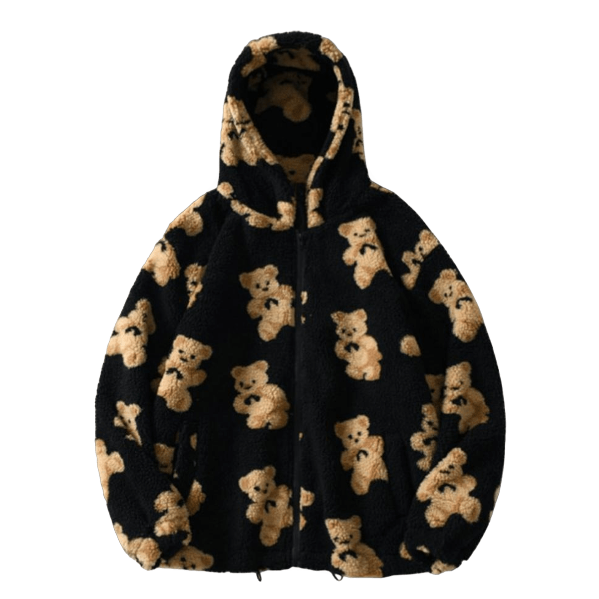 DAMNED CULT BEAR FUR HOODIE - Damned Cult