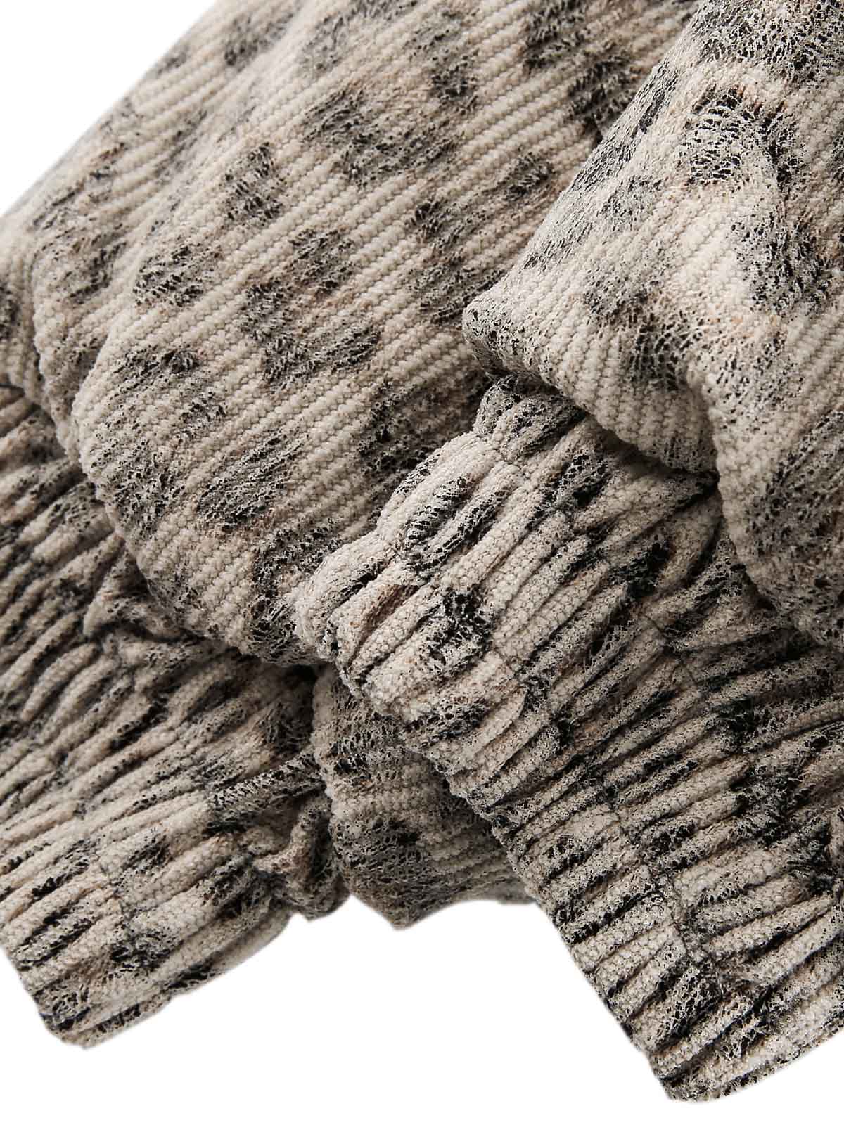 DAMNED CULT LEOPARD FUR JACKET - Damned Cult