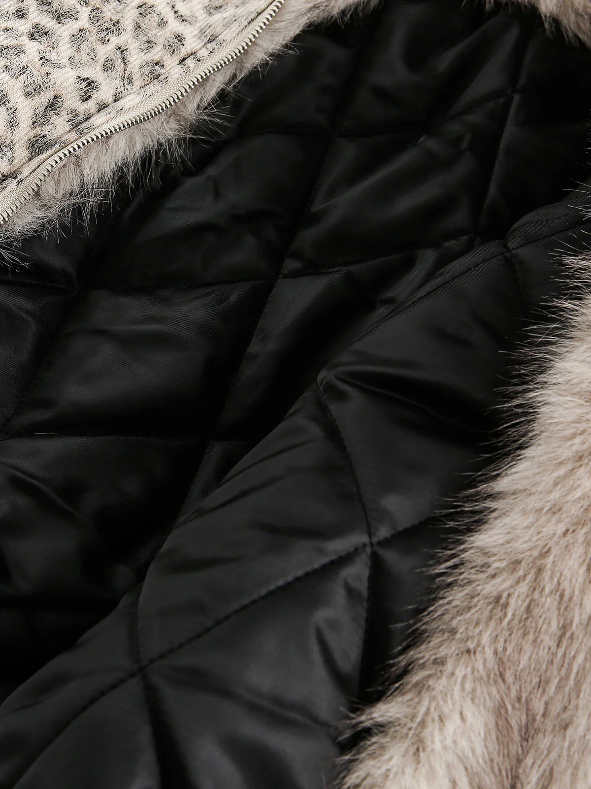 DAMNED CULT LEOPARD FUR JACKET - Damned Cult
