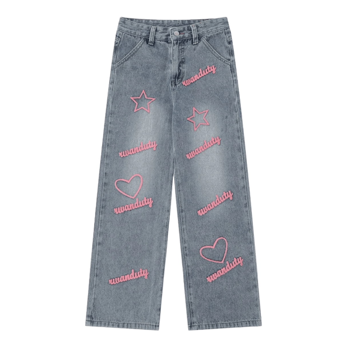 DAMNED CULT HEART & STAR JEANS - Damned Cult