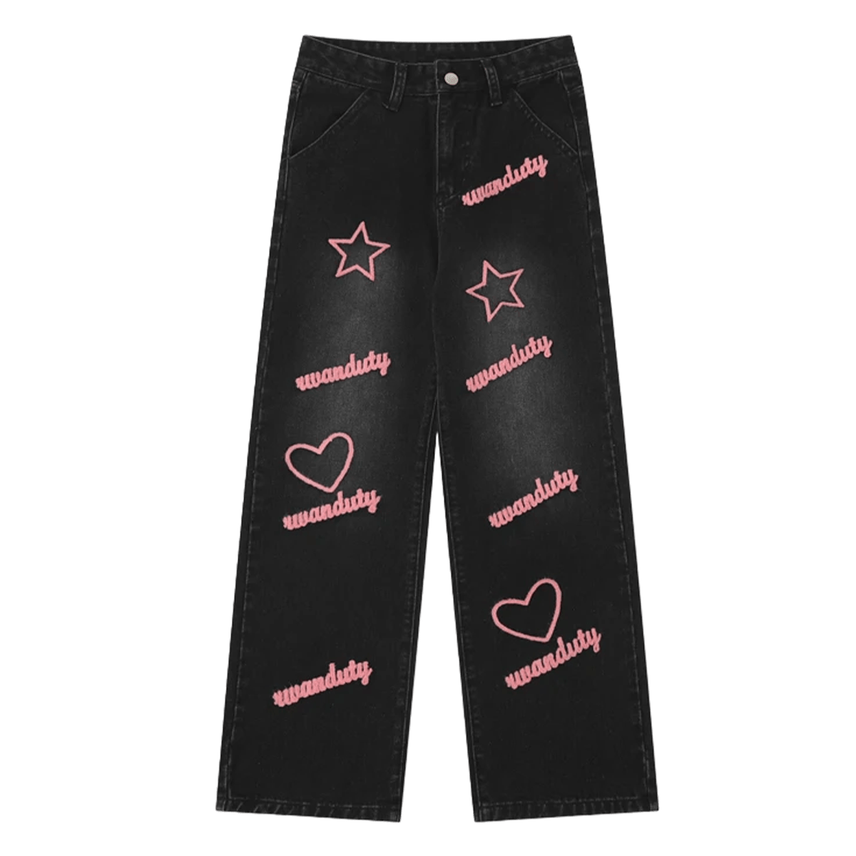 DAMNED CULT HEART & STAR JEANS - Damned Cult
