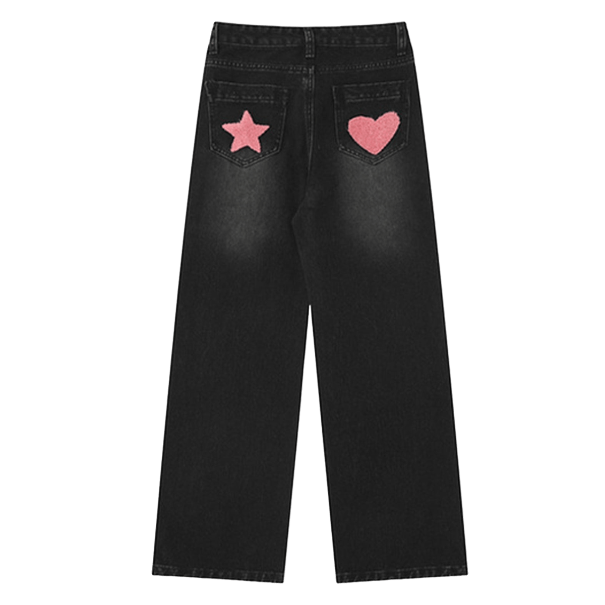 DAMNED CULT HEART & STAR JEANS - Damned Cult