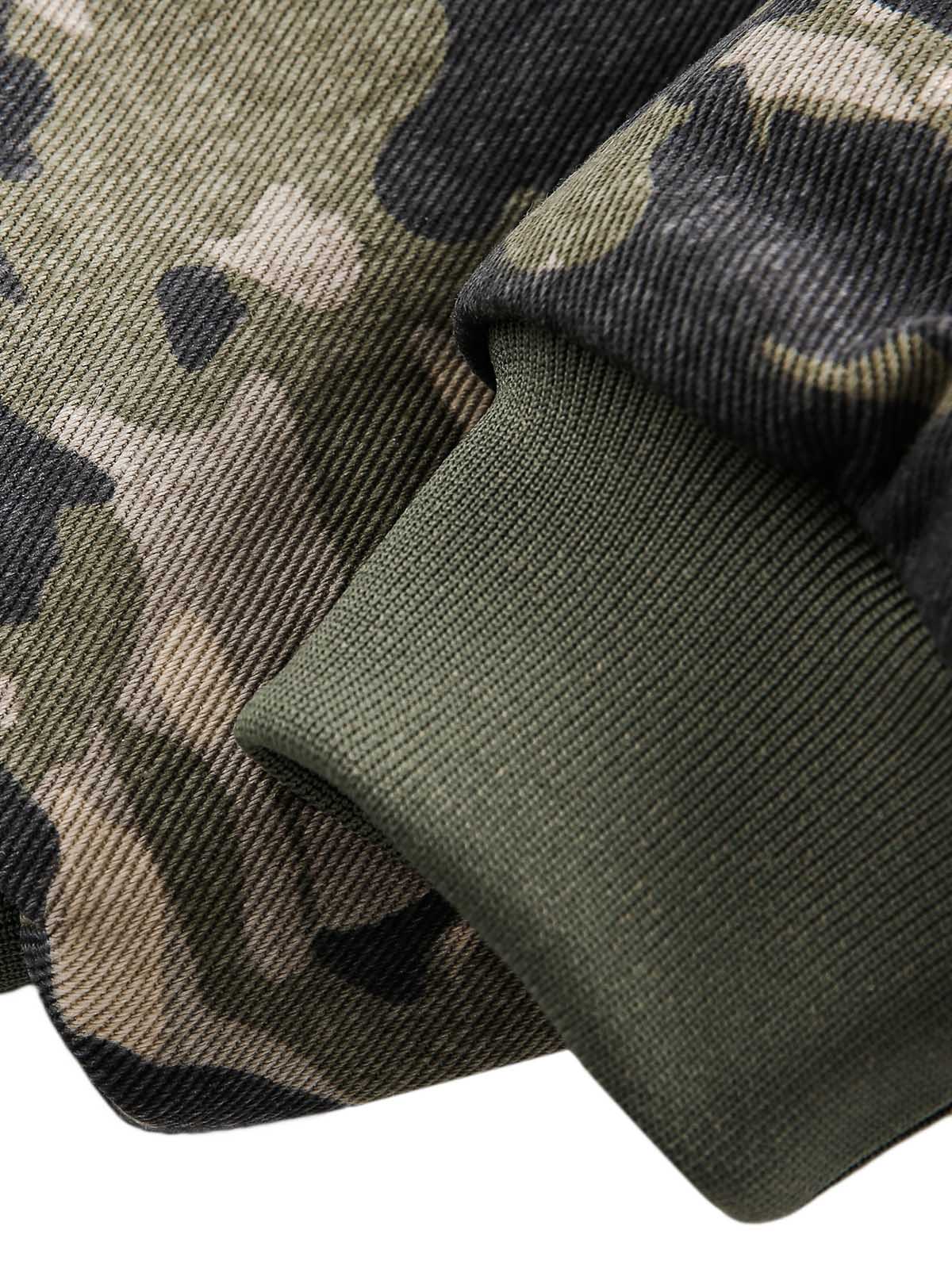 DAMNED CULT CAMOUFLAGE FUR HOODED JACKET - Damned Cult
