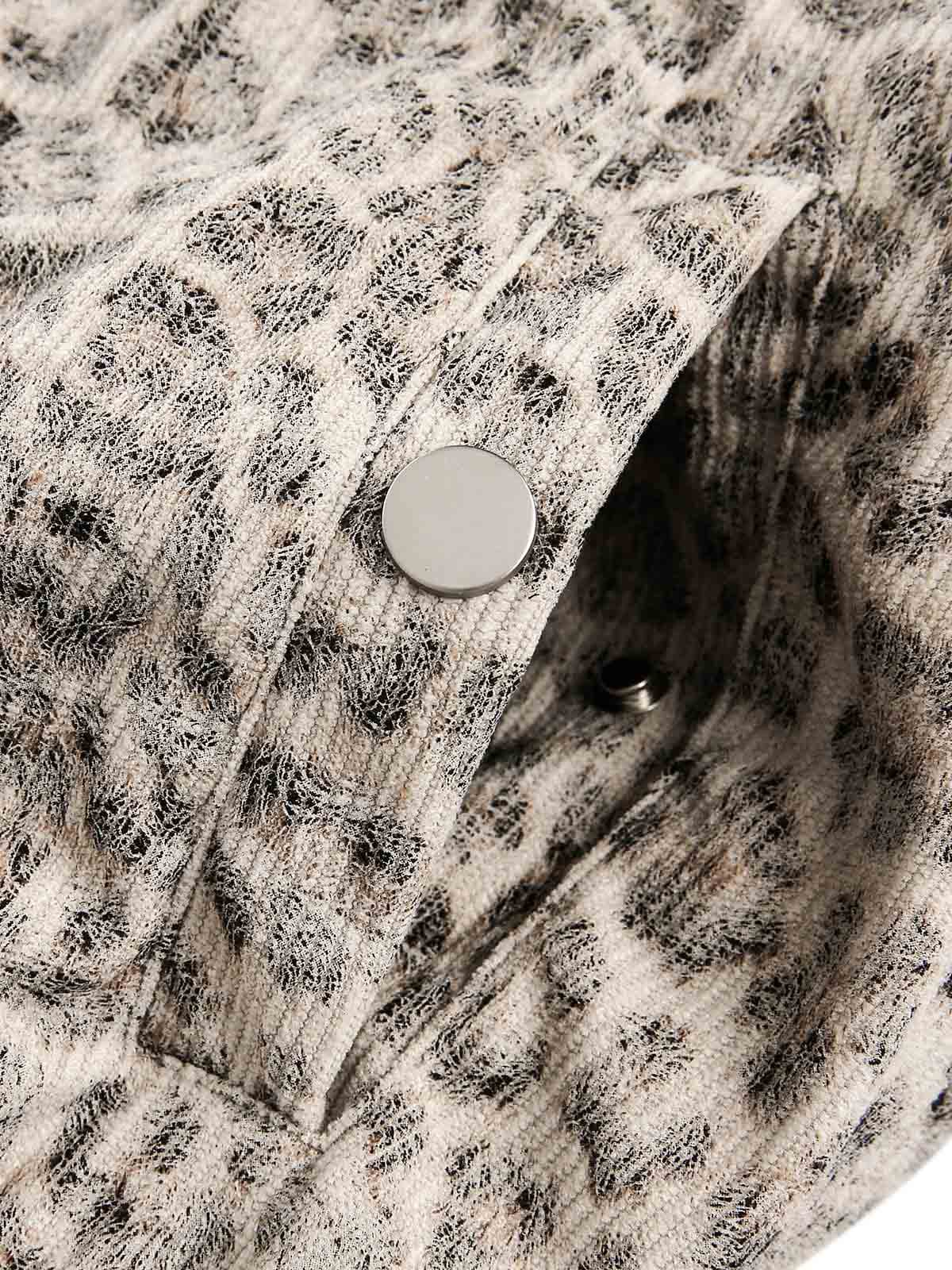 DAMNED CULT LEOPARD FUR JACKET - Damned Cult