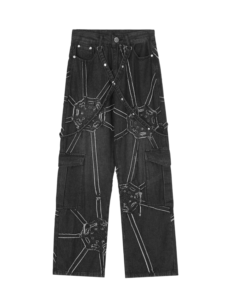 DAMNED CULT SPIDER WEB PANT - Damned Cult