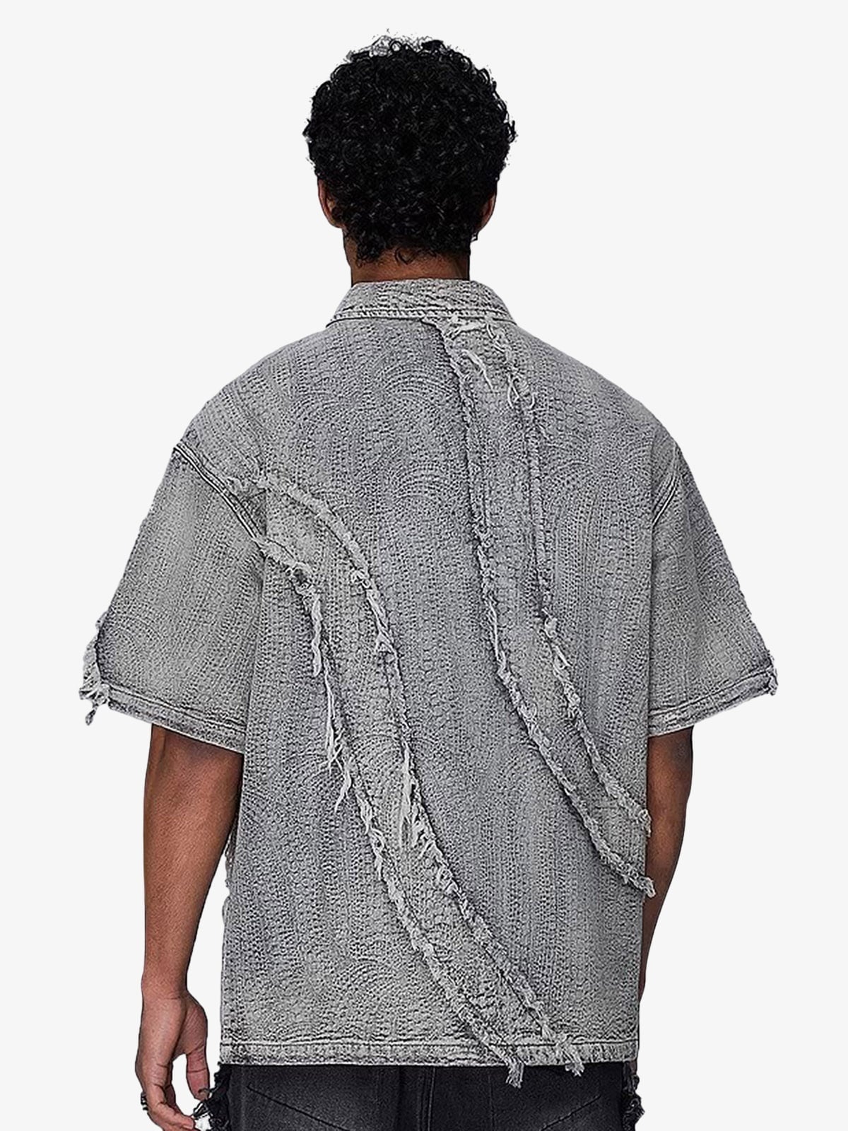 DAMNED CULT DENIM PATCH SHIRT - Damned Cult