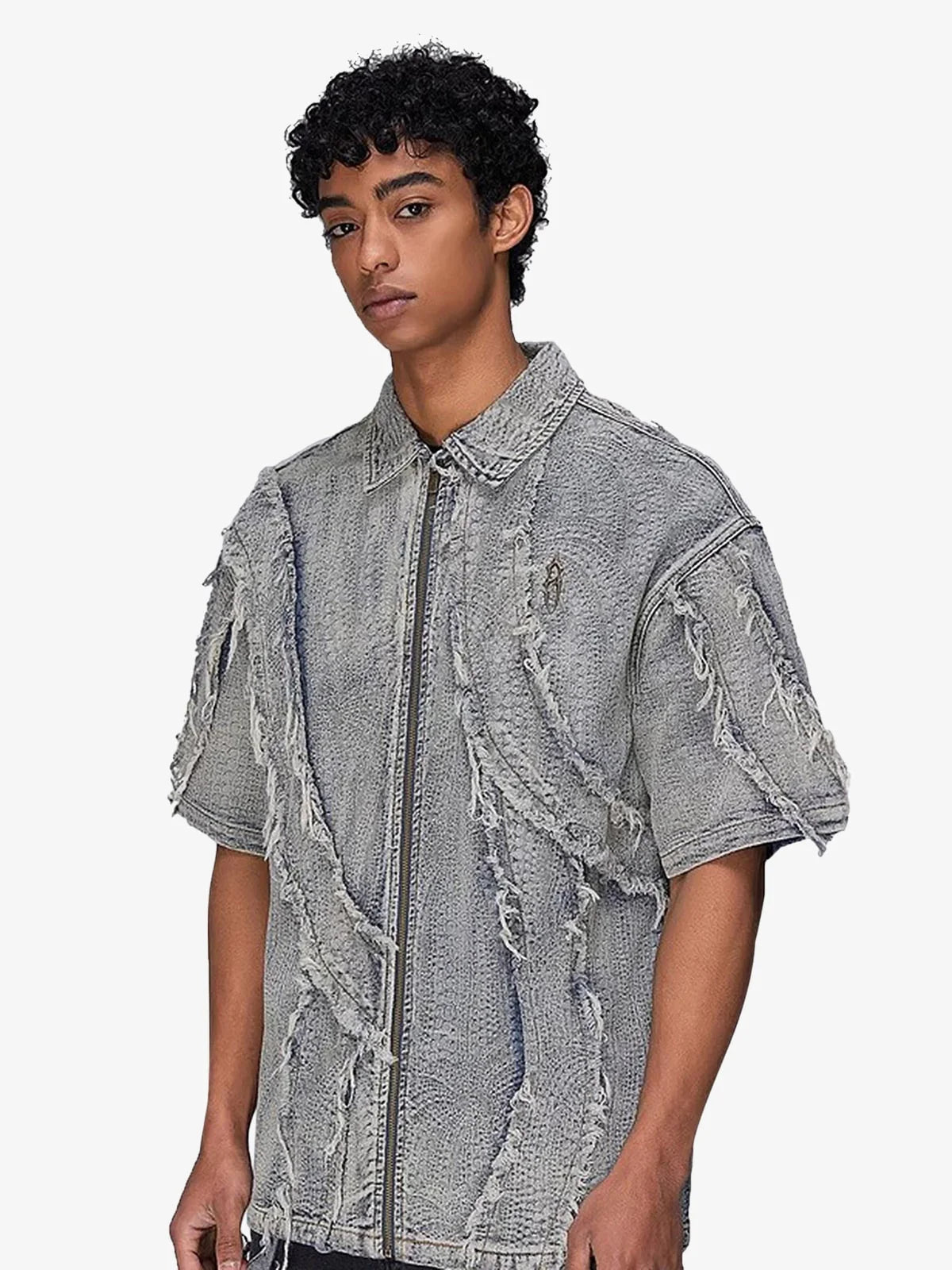 DAMNED CULT DENIM PATCH SHIRT - Damned Cult