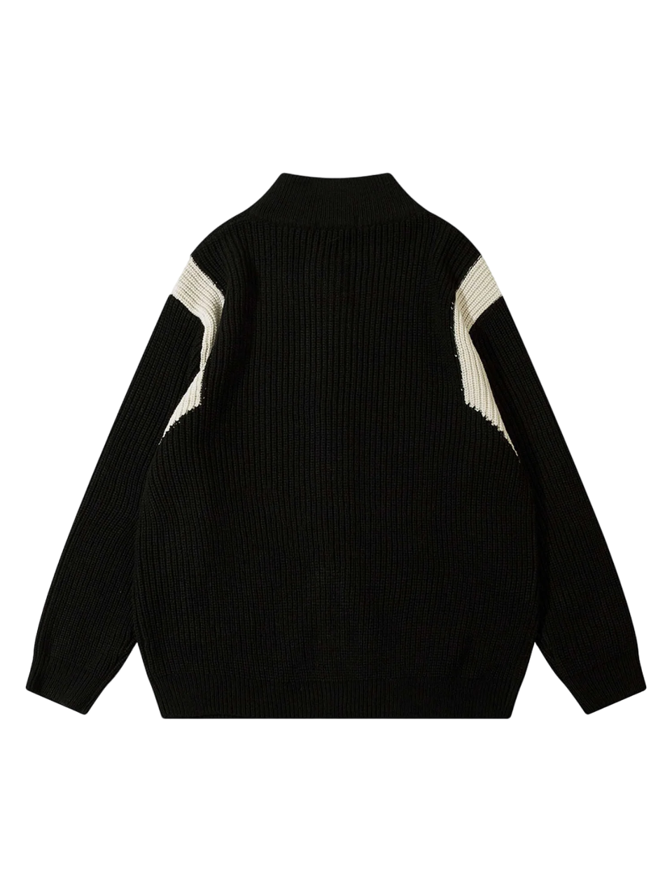 DAMNED CULT BLACK ZIPPER CARDIGAN - Damned Cult