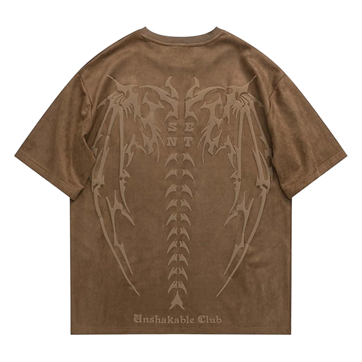 DAMNED CULT SPINE PUFF PRINT TEE - Damned Cult