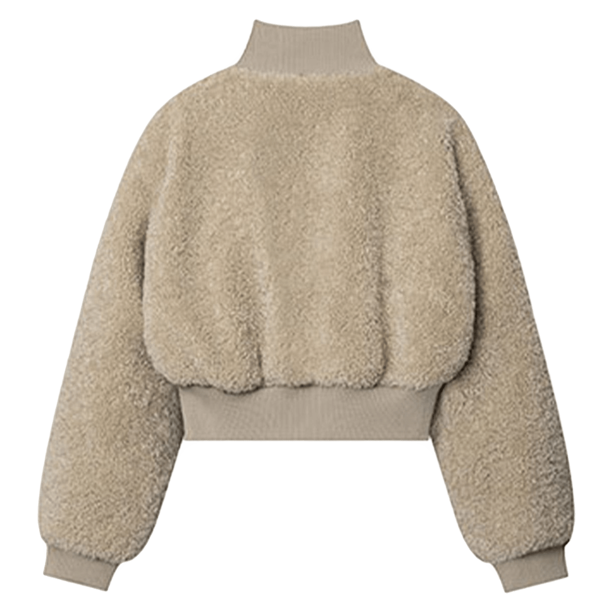 DAMNED CULT SHERPA CROP JACKET - Damned Cult