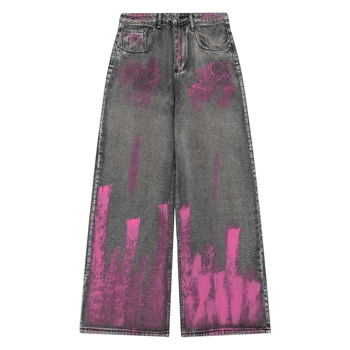 DAMNED CULT PINK PAINT JEANS - Damned Cult