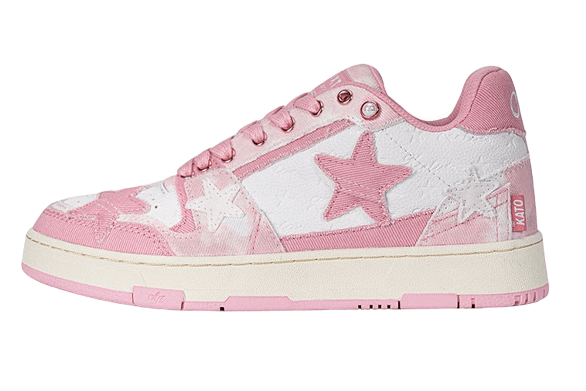 DAMNED CULT PINK STAR SNEAKER - Damned Cult