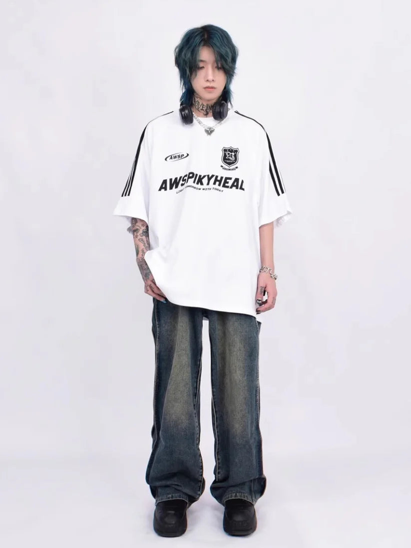 DAMNED CULT STYLE COLLEGE TEE - Damned Cult