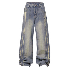 Görseli Galeri görüntüleyiciye yükleyin, DAMNED CULT STRIPE PATCH JEANS
