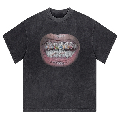 DAMNED CULT MOUTH TEE - Damned Cult