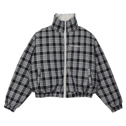 DAMNED CULT REVERSIBLE PLAID JACKET - Damned Cult