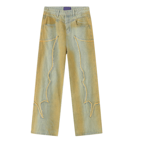 DAMNED CULT DISTRESSED PATCH PANT - Damned Cult