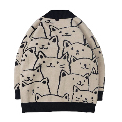 DAMNED CULT CAT CARDIGAN - Damned Cult