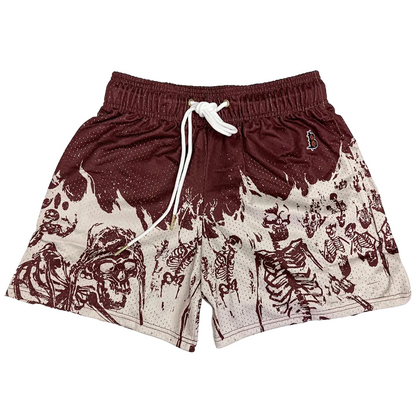 DAMNED CULT REBEL SKULL SHORTS - Damned Cult