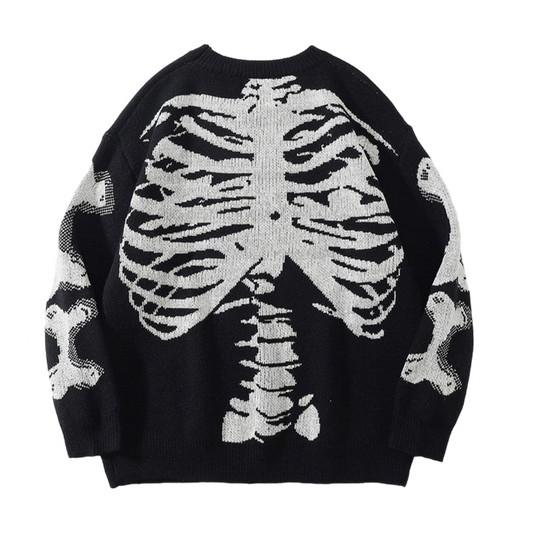 DAMNED CULT BONE SWEATSHIRT - Damned Cult