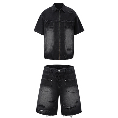 DAMNED CULT DENIM SUIT - Damned Cult