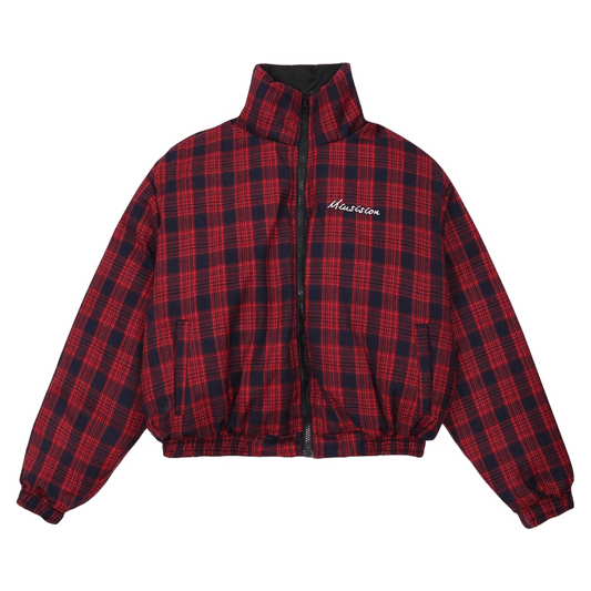 DAMNED CULT REVERSIBLE PLAID JACKET - Damned Cult