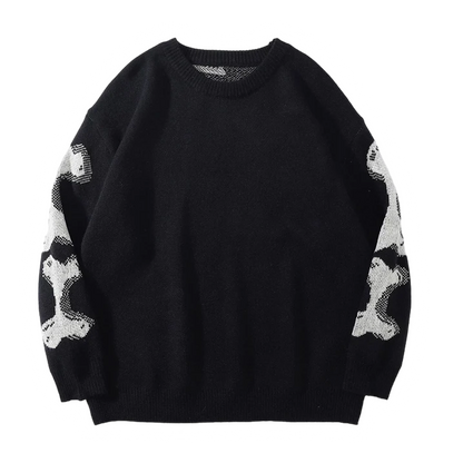 DAMNED CULT BONE SWEATSHIRT - Damned Cult