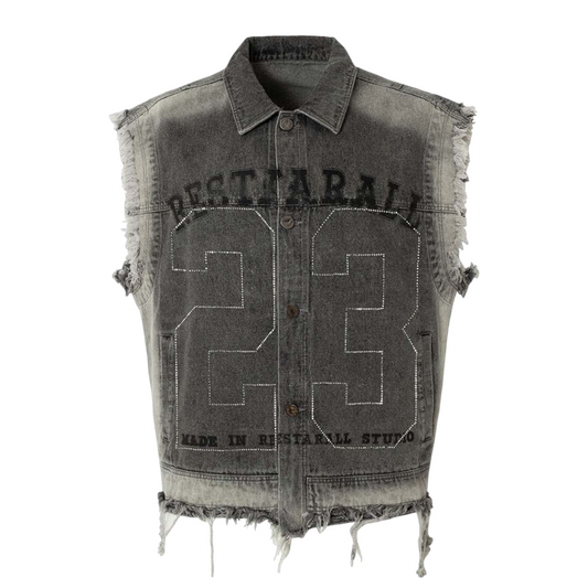 DAMNED CULT DENIM VEST - Damned Cult