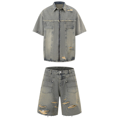 DAMNED CULT DENIM SUIT - Damned Cult