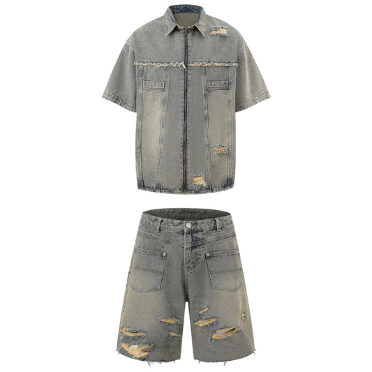 DAMNED CULT DENIM SUIT - Damned Cult