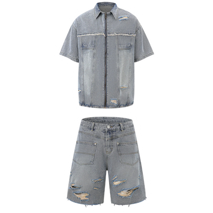 DAMNED CULT DENIM SUIT - Damned Cult