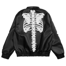 Görseli Galeri görüntüleyiciye yükleyin, DAMNED CULT BONE LEATHER JACKET
