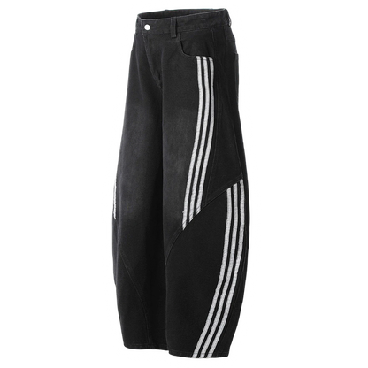 DAMNED CULT STRIPE STITCH JEANS - Damned Cult