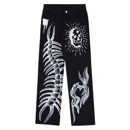 DAMNED CULT CATERPILLAR JEANS - Damned Cult