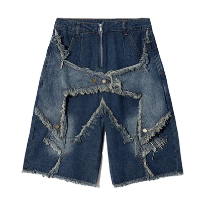 DAMNED CULT STAR PATCH SHORT - Damned Cult