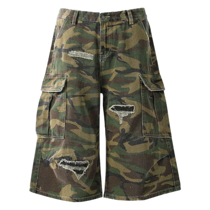 DAMNED CULT CAMOUFLAGE JORTS - Damned Cult