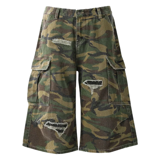 DAMNED CULT CAMOUFLAGE JORTS - Damned Cult