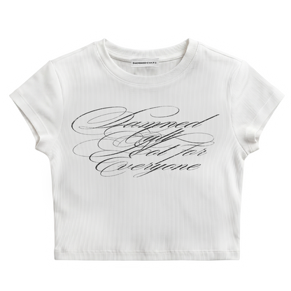 NFE BABY TEE WHITE
