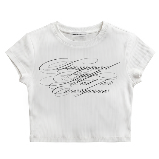 NFE BABY TEE WHITE